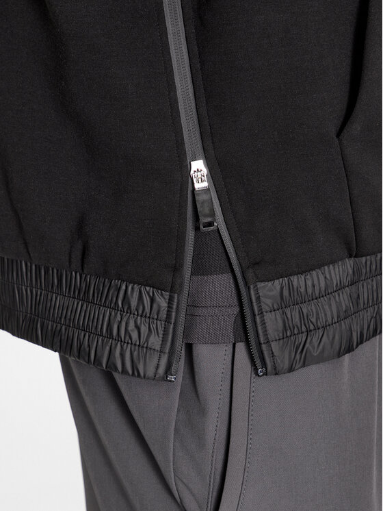 BOSS Boss Mikina Sannok Lotus 50499058 Černá Relaxed Fit