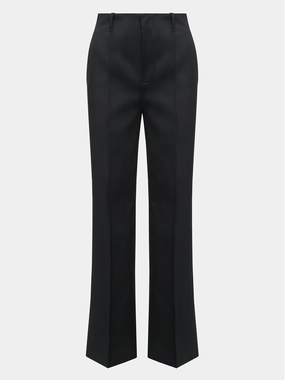 Sisley Sisley Hlače iz tkanine 4ZY7LF03L Črna Wide Leg