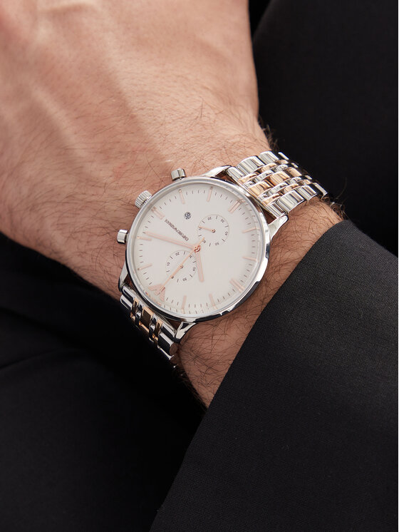 Emporio Armani Emporio Armani Sat AR0399 Srebrna