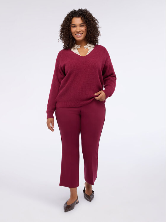 Fiorella Rubino Fiorella Rubino Maglione M031E002017N036 Bordeaux Regular Fit