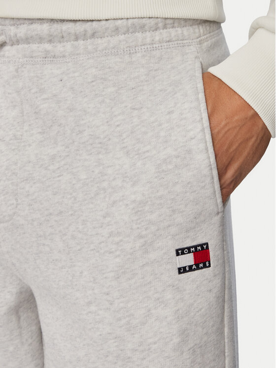 Tommy Jeans Tommy Jeans Долнище анцуг DM0DM23729 Светлосив Regular Fit
