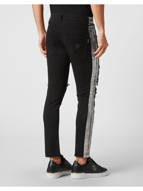 PHILIPP PLEIN PHILIPP PLEIN Jeansy 1065 Czarny Skinny Fit