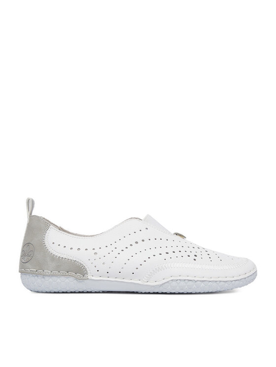Rieker Pantofi CEO-43663-80 Alb