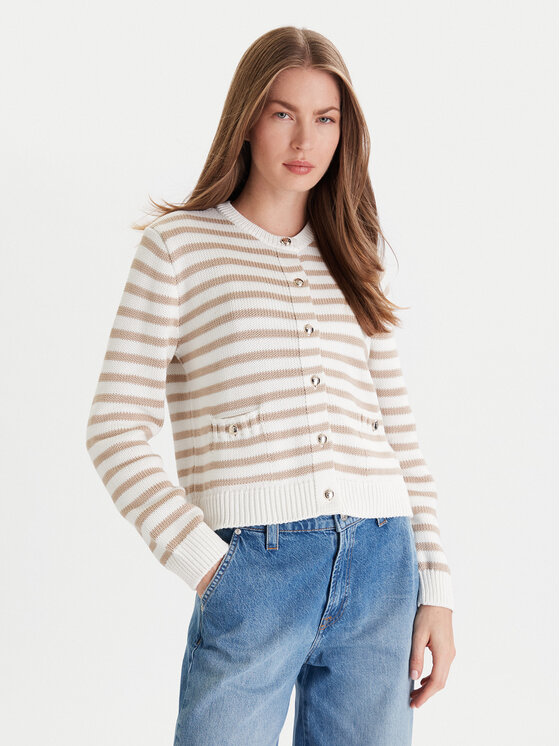 JOOP! JOOP! Kardiganas 58 253KN58Kola 30047636 Smėlio Loose Fit