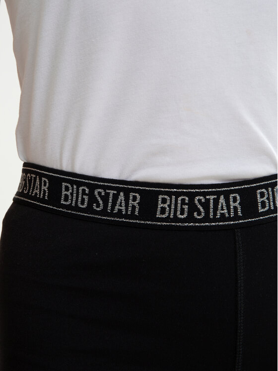 BIG STAR BIG STAR Szorty materiałowe NIKOLINASA Czarny Slim Fit