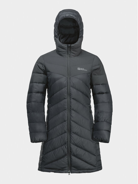 Jack Wolfskin Jack Wolfskin Μπουφάν πουπουλένιο Tundra Down Coat 1207751 Μαύρο Regular Fit