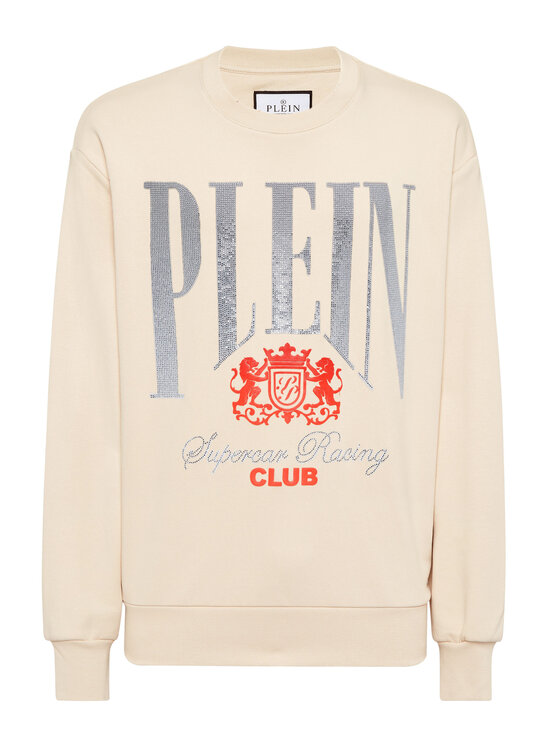 PHILIPP PLEIN PHILIPP PLEIN Bluza 22623 Beżowy Regular Fit