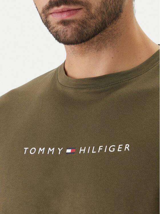 Tommy Hilfiger Tommy Hilfiger T-krekls UM0UM03643 Haki Regular Fit