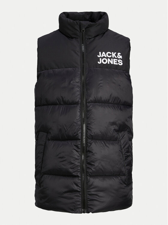 Jack&Jones Junior Jack&Jones Junior Γιλέκο Toby 12236914 Μαύρο Regular Fit