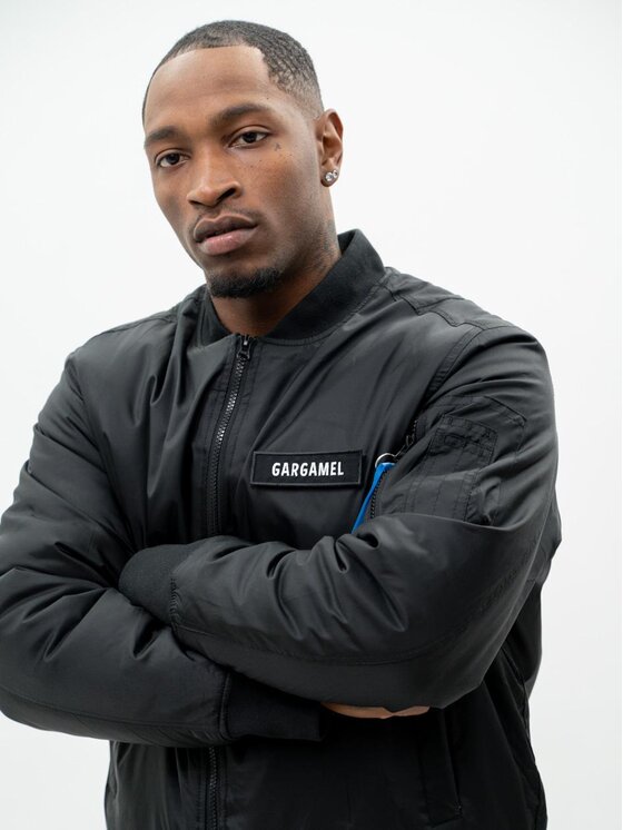 Smerfy Smerfy Kurtka bomber Gargamel Czarny Regular Fit