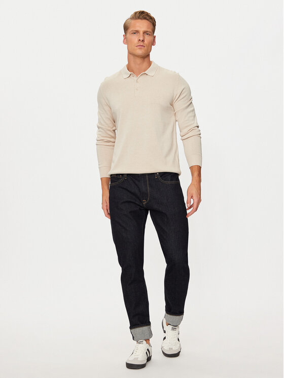 Jack & Jones Jack & Jones Pulover Fred 12258582 Bež Regular Fit