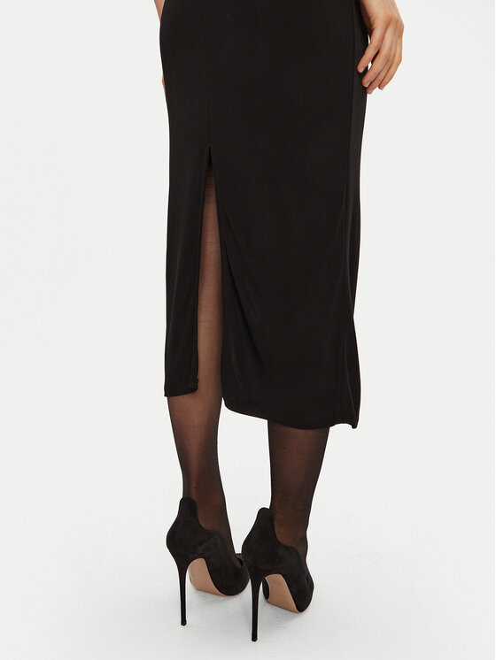 Bruuns Bazaar Bruuns Bazaar Sukienka koktajlowa BBW3707 Czarny Regular Fit