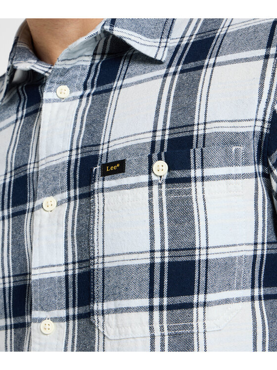 Lee Lee Camicia 112355714 Grigio Regular Fit