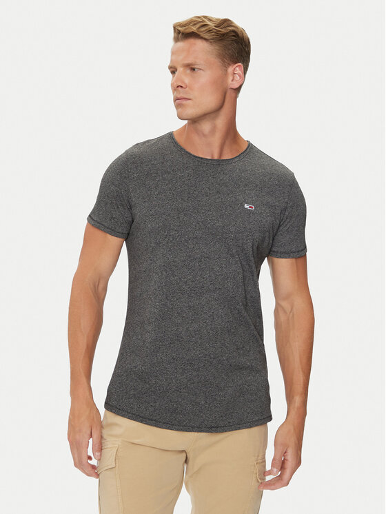 Tommy Jeans Set 2 tricouri Jaspe DM0DM19711 Colorat Slim Fit