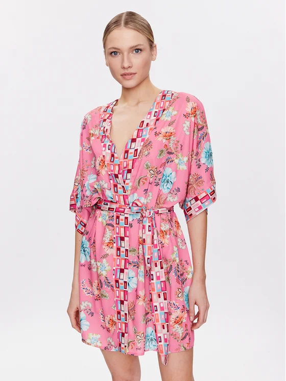 Liu Jo Beachwear Kimono VA3110 T3412 Bunt Regular Fit
