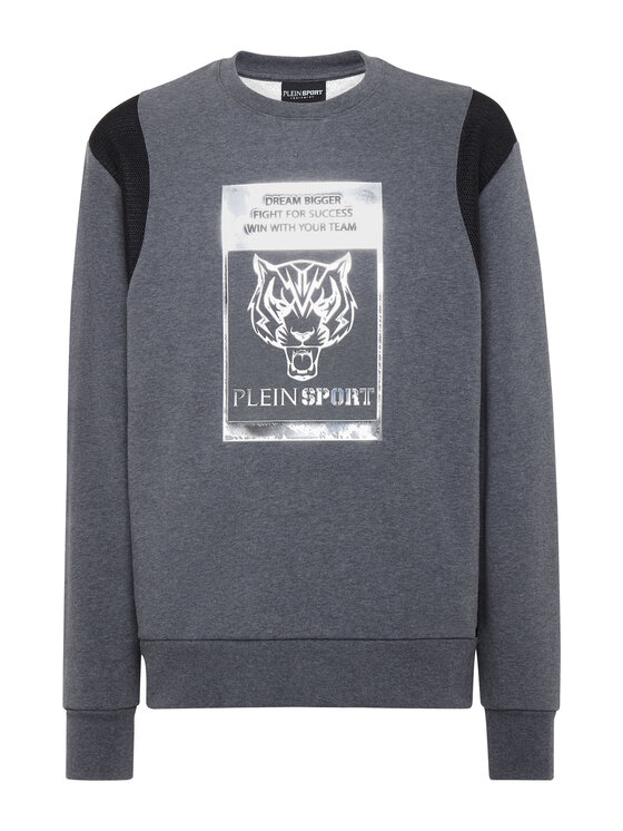 Plein Sport Plein Sport Longsleeve 1169 Grigio Regular Fit