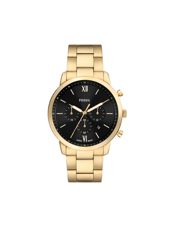 Fossil Sat Neutra Chronograph FS6093 Zlatna