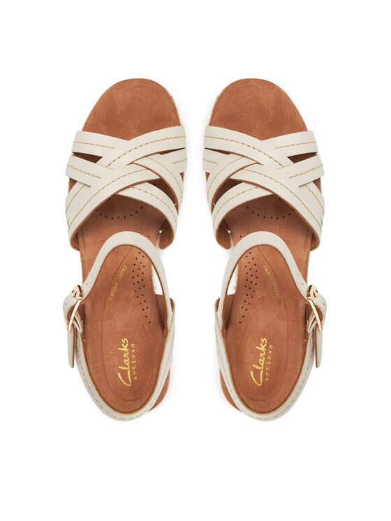 Clarks Clarks Espadryle Sabina Strap 26181464 Écru