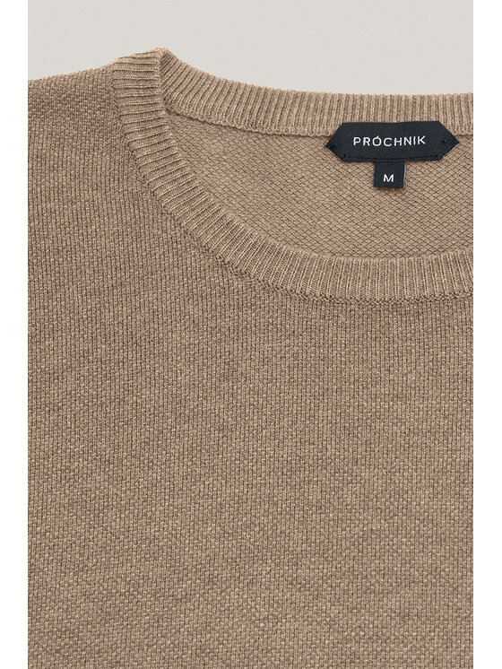 Próchnik Próchnik Sweter PM16 SW073225000065 Beżowy Regular Fit