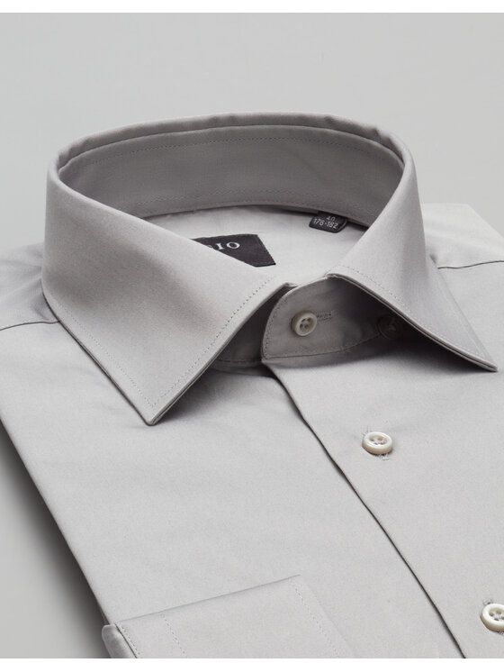Borgio Borgio Koszula simeria Szary Slim Fit