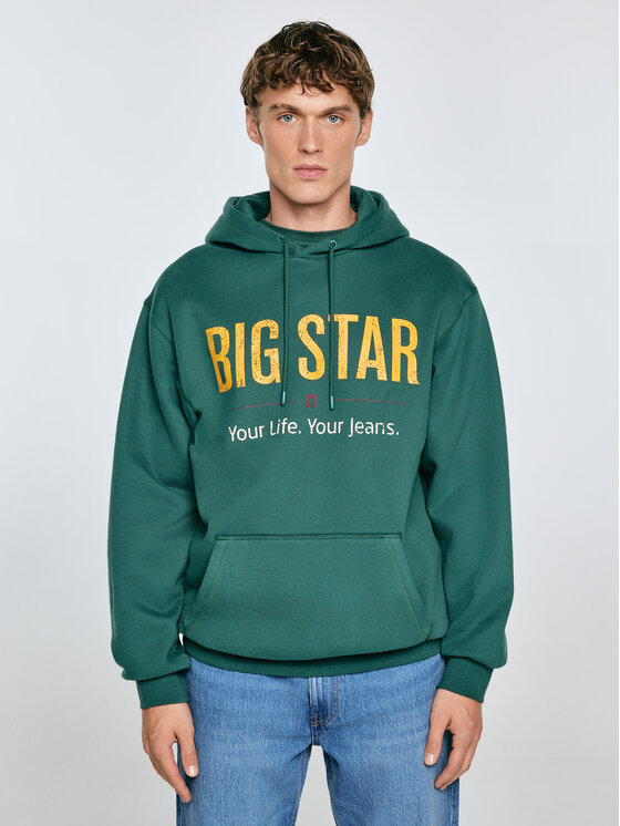 BIG STAR BIG STAR Bluza ASHLYNO Zielony Comfort Fit