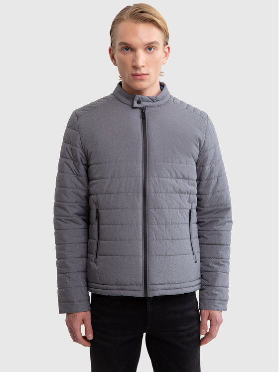 BIG STAR BIG STAR Kurtka zimowa JONOTO Szary Basic Fit
