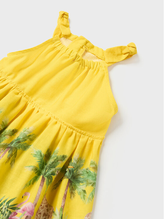 Mayoral Mayoral Sommerkleid 1967 Gelb Regular Fit