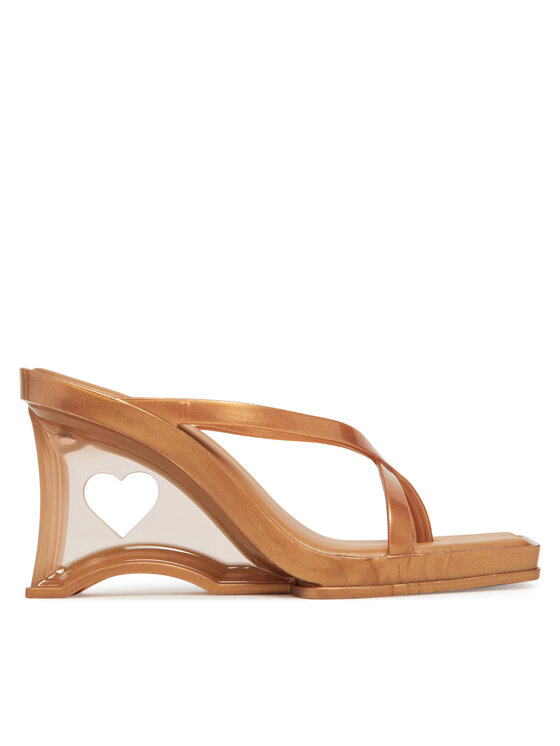 Melissa Infradito Melissa Glass Heel Ad 35801 Oro, taglia : 39
