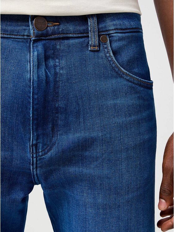 Wrangler Wrangler Jeansy Frontier Niebieski Straight Leg
