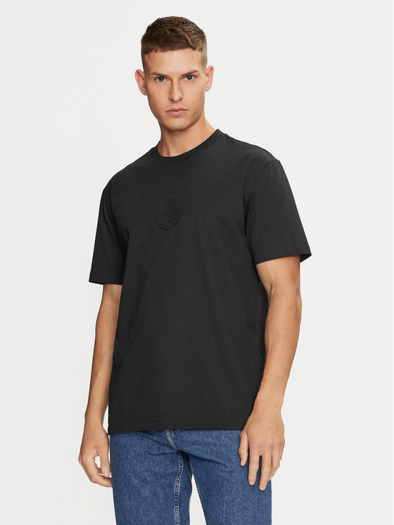 Karl Lagerfeld Jeans Karl Lagerfeld Jeans Тишърт 241D1705 Черен Regular Fit