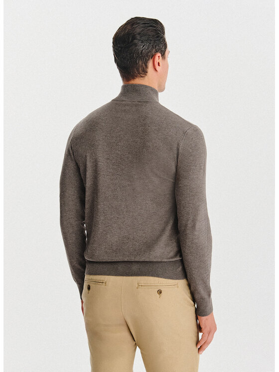 Pako Lorente Pako Lorente Sweter P25WF-2X-021 Brązowy Classic Fit