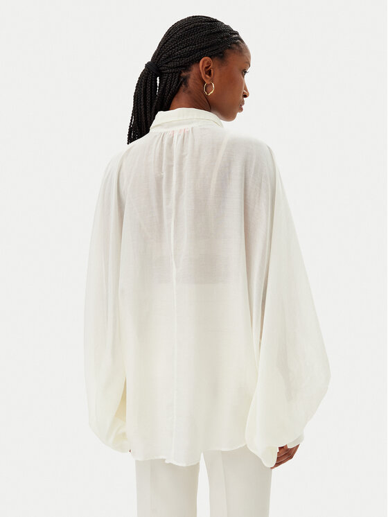 Kontatto Kontatto Camicia B3003C E25B2C.11 Écru Relaxed Fit