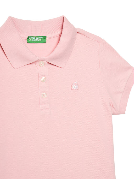 United Colors Of Benetton United Colors Of Benetton Polo särk 3WG9C300O Roosa Regular Fit