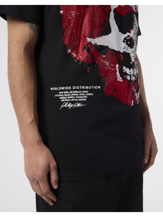 PHILIPP PLEIN PHILIPP PLEIN T-Shirt 28970 Czarny Regular Fit