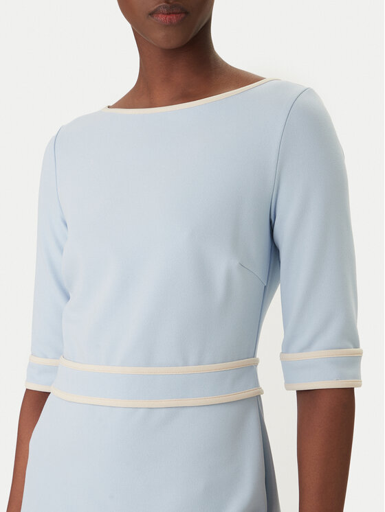 Rinascimento Rinascimento Kokteilinė suknelė CFC0127991003 Žydra Slim Fit