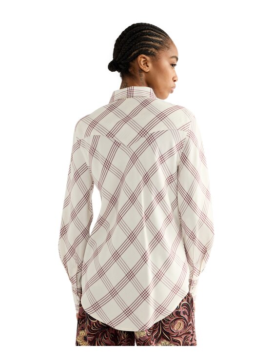 Wrangler Wrangler Koszula 112386785 Beżowy Regular Fit