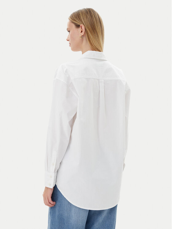 Guess Jeans Guess Jeans Camicia W4YH22 WGCF1 Bianco Relaxed Fit