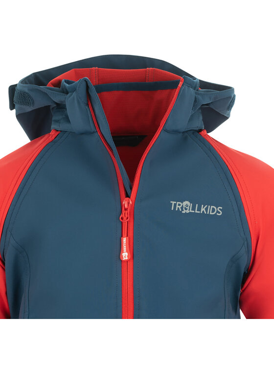 Trollkids Trollkids Kurtka przeciwdeszczowa 819-410 Kolorowy Regular Fit