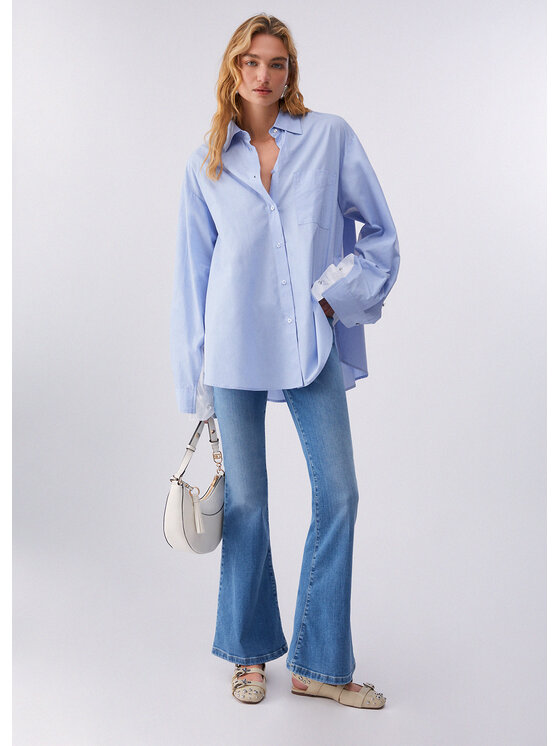 Liu Jo Liu Jo Jeans UA6159D026478986 Celeste Regular Fit