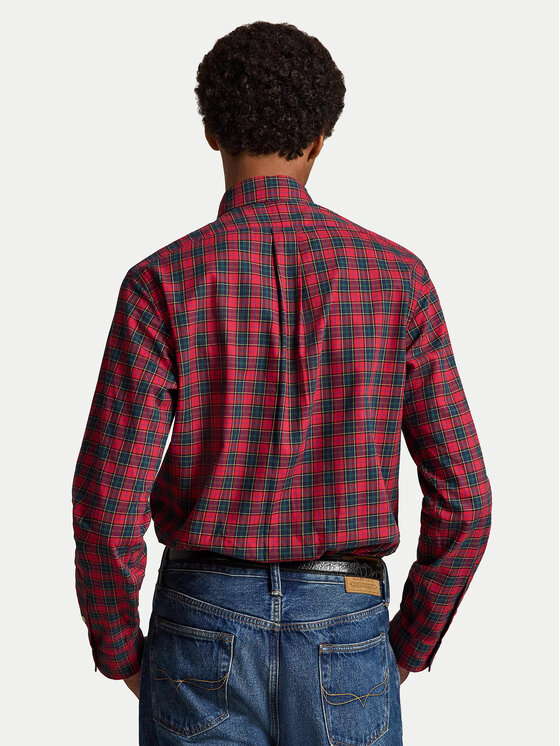 Polo Ralph Lauren Polo Ralph Lauren Koszula 710953644502 Czerwony ciemny Custom Fit