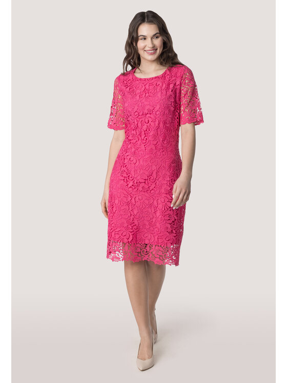 QUIOSQUE QUIOSQUE Sukienka codzienna 4UF008 Różowy Regular Fit