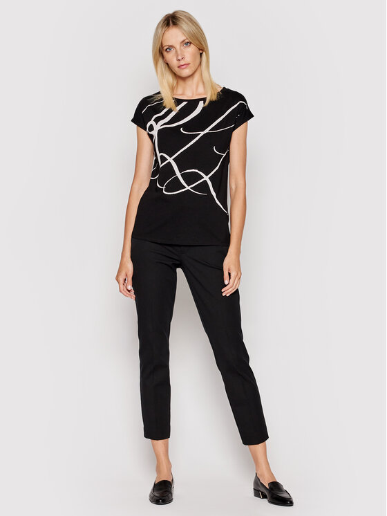 LAUREN RALPH LAUREN Lauren Ralph Lauren Μπλουζάκι 200748765002 Μαύρο Regular Fit