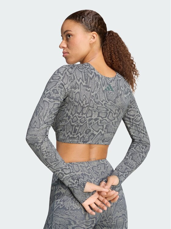 adidas adidas Koszulka techniczna 165546 Zielony ciemny Fitted Fit