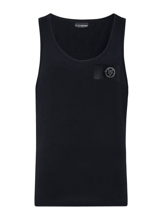 Plein Sport Plein Sport Tank top 1297 Čierna Regular Fit