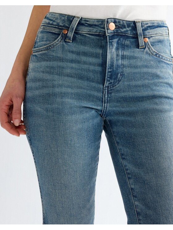 Wrangler Wrangler Jeansy STRAIGHT Niebieski Straight Leg