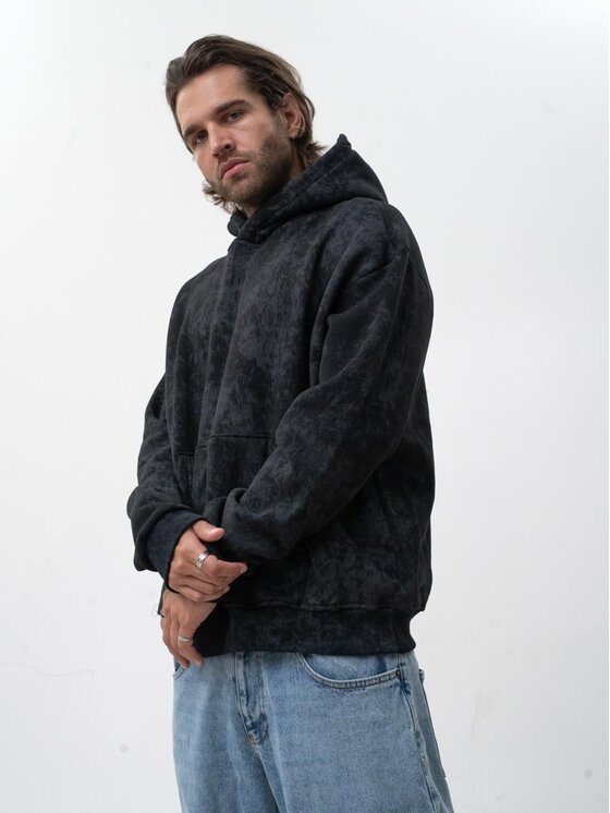Jigga Wear Jigga Wear Bluza 132046 Czarny Oversize