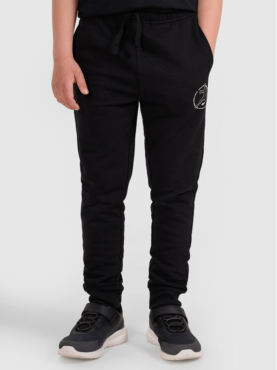 4F 4F Spodnie dresowe URBAN COMMUTER Czarny Regular Fit