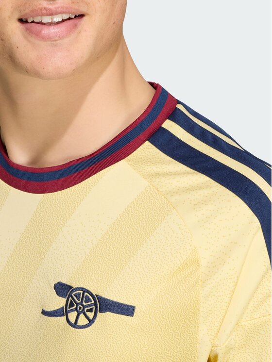 adidas adidas Koszulka techniczna 171984 Żółty Slim Fit