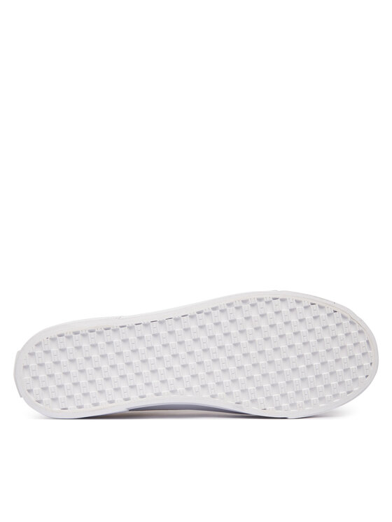 Tommy Hilfiger Tommy Hilfiger Sneakersy Th Foxing Platform Canvas FW0FW09480 Biały