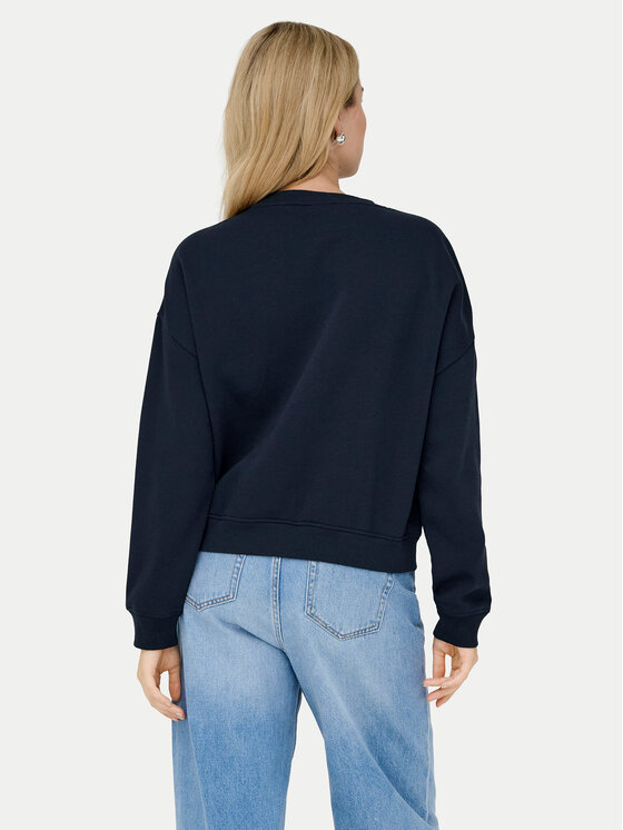 ONLY ONLY Mikina 15254183 Tmavomodrá Loose Fit